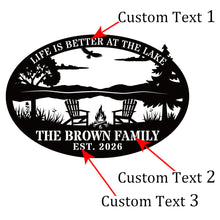 Custom Lake Sign
