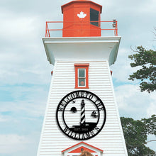 Custom Lighthouse Metal Sign