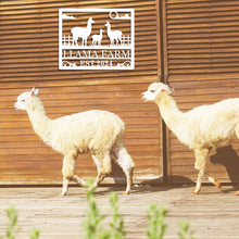 Custom Llama Farm Sign