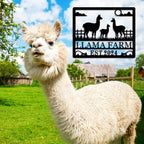 Custom Llama Farm Sign