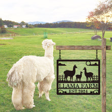 Custom Llama Farm Sign