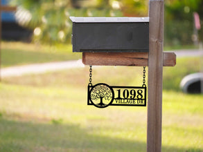 Hanging Address Sign