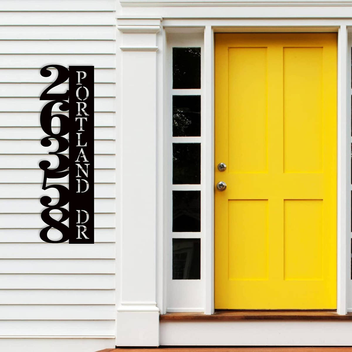 Custom Metal Address Sign Secondary image