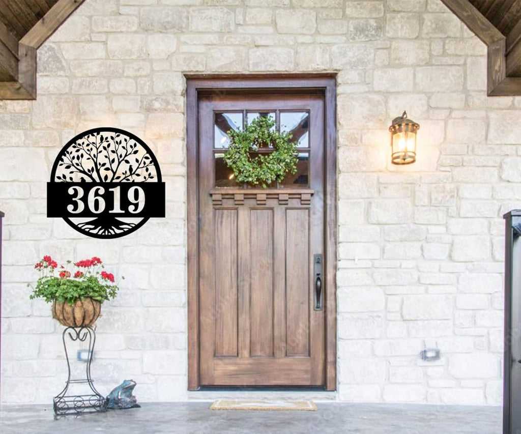 Custom Metal Address Sign