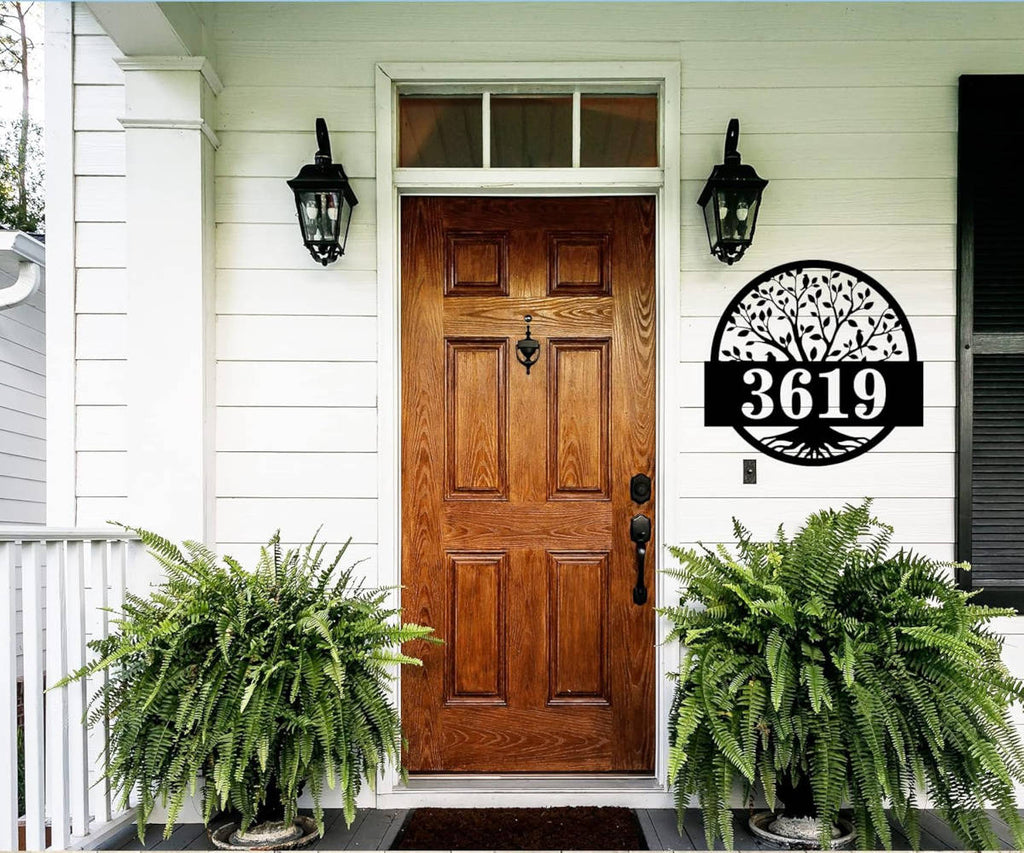 Custom Metal Address Sign