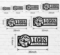 Custom Metal Address Sign