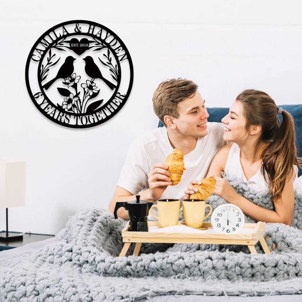 Custom Metal Anniversary Sign