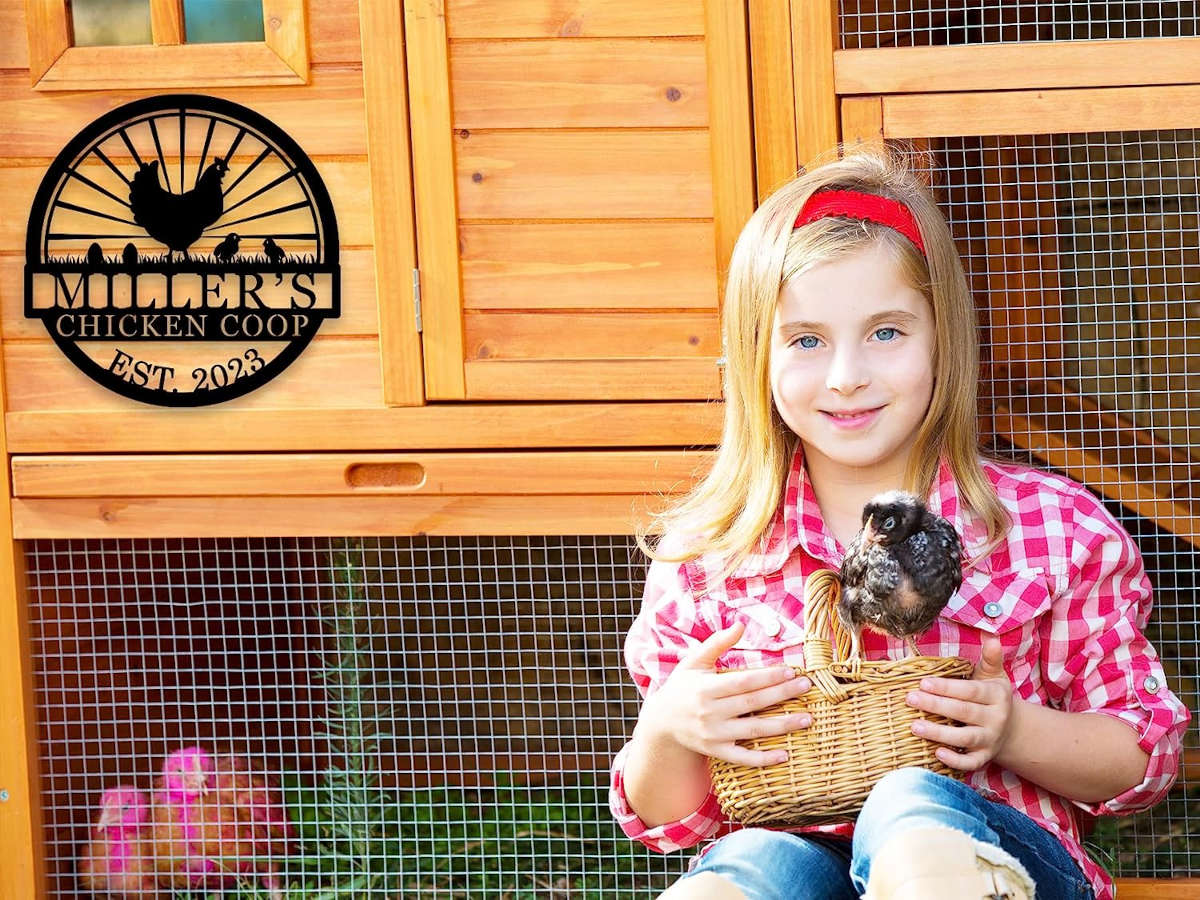 Custom Metal Coop Sign