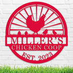 Custom Metal Coop Sign