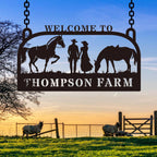 Custom Metal Farm Sign