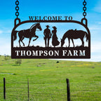 Custom Metal Farm Sign