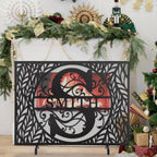 Custom Metal Fireplace Screen