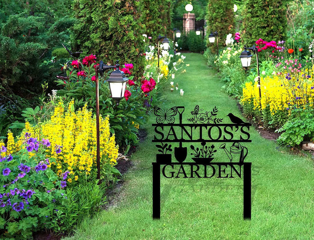 Custom Metal Garden Plaque