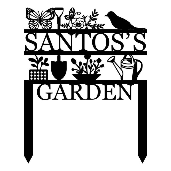 Custom Metal Garden Plaque