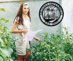 custom metal greenhouse sign with name - personalized - enfodream.com