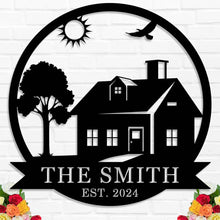 Custom Metal House Sign