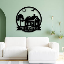 Custom Metal House Sign