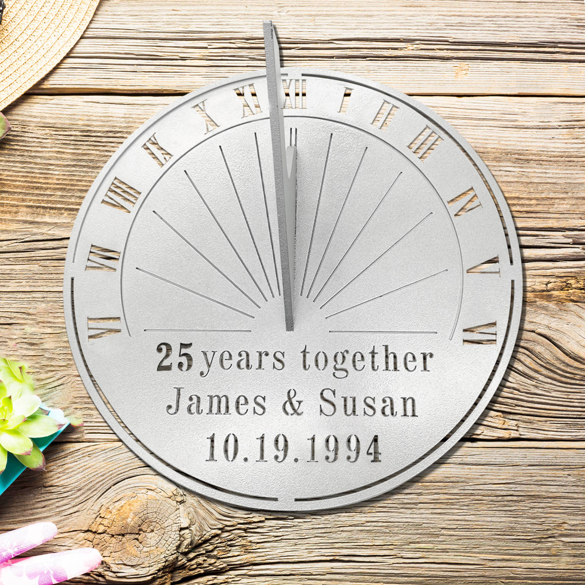 Custom Anniversary Sundial