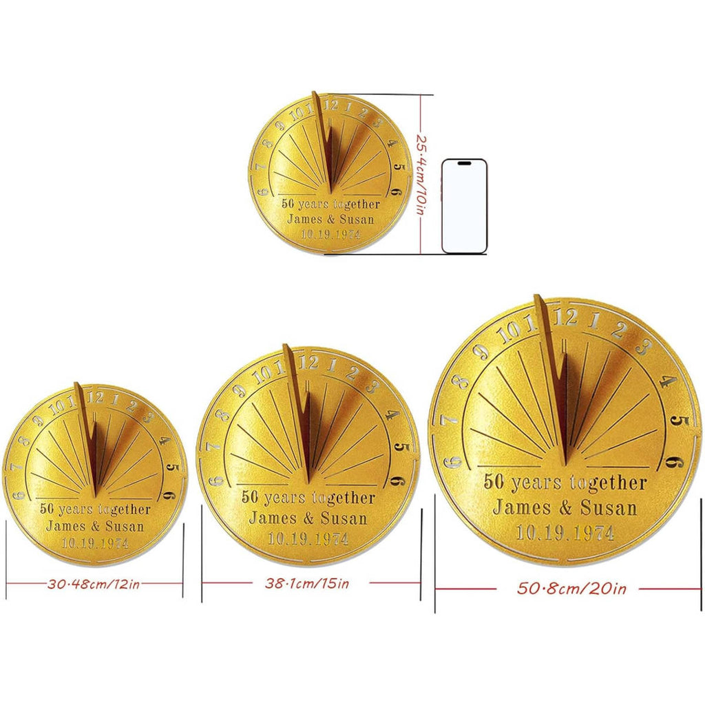 Custom Anniversary Sundial