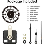 Personalized Geometric Border Metal Wall Clock