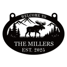 Custom Moose Metal Sign