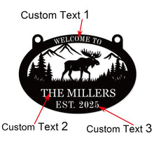 Custom Moose Metal Sign