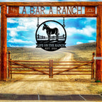 Custom Mule Ranch Sign