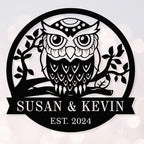 Custom Owl Metal Sign