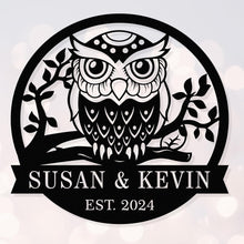 Custom Owl Metal Sign