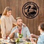 Custom Pelican Metal Sign