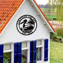 Custom Pelican Metal Sign