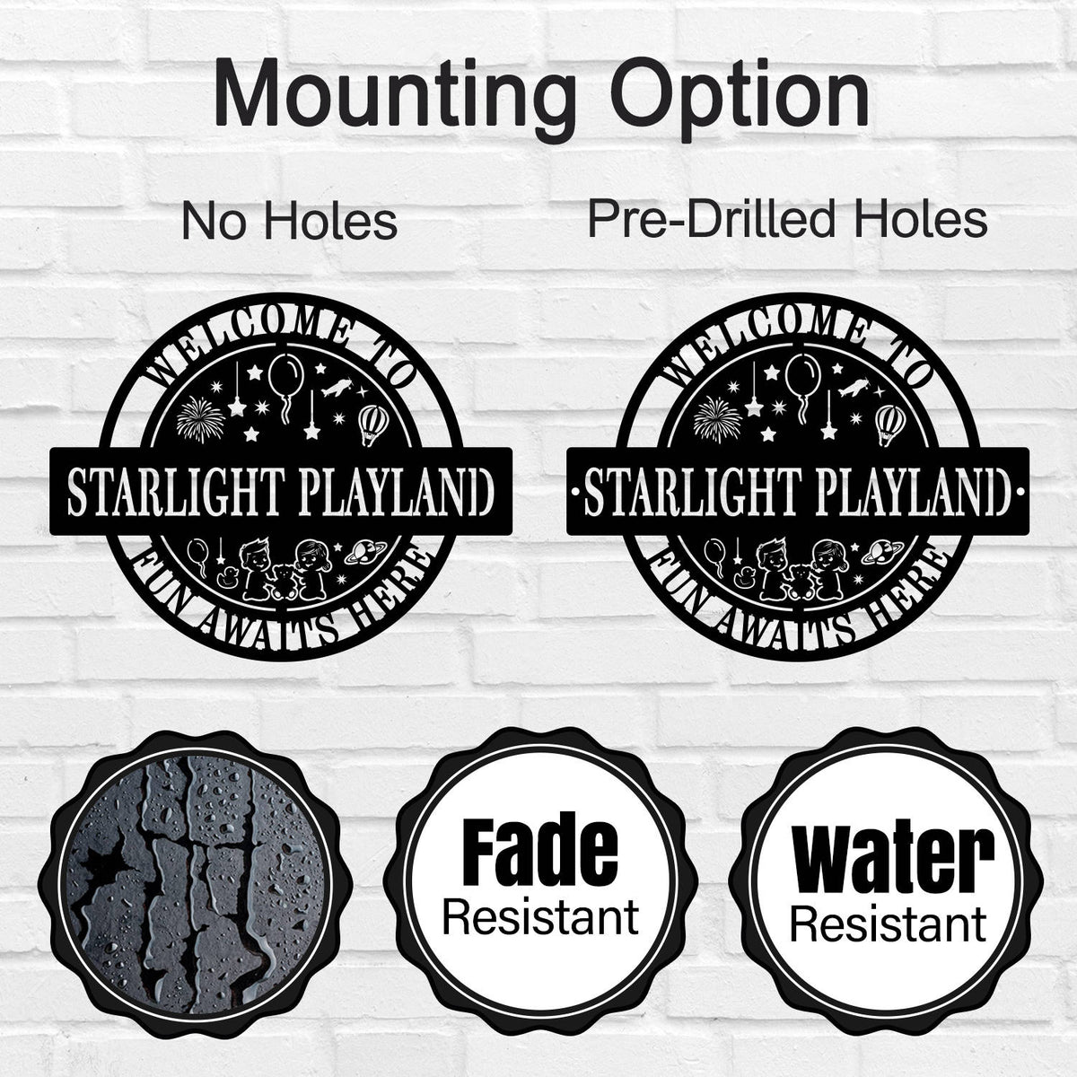 Custom Playland Sign