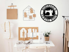 Custom Sewing Room Sign