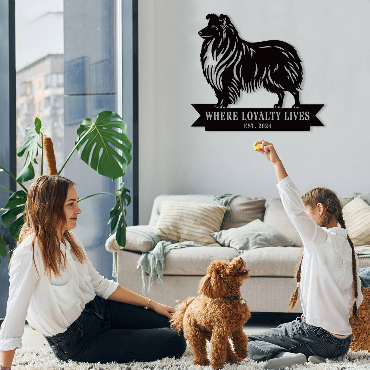 Custom Sheltie Dog Sign