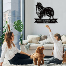 Custom Sheltie Dog Sign