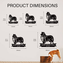 Custom Sheltie Dog Sign