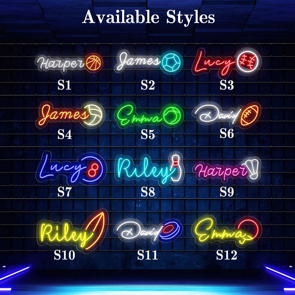 Custom Sports Neon Sign