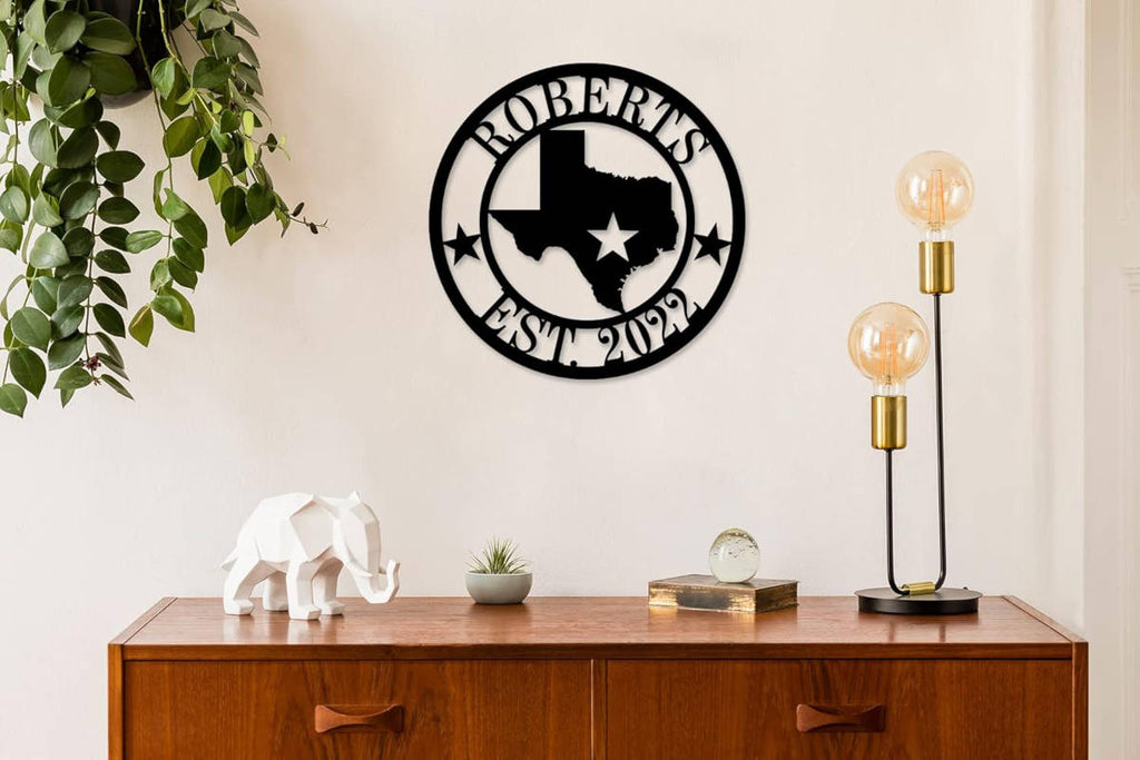 Custom State Metal Sign