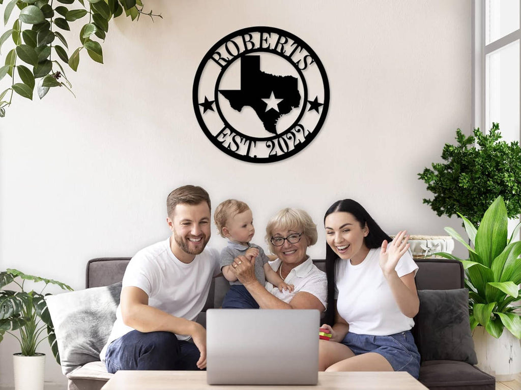 Custom State Metal Sign