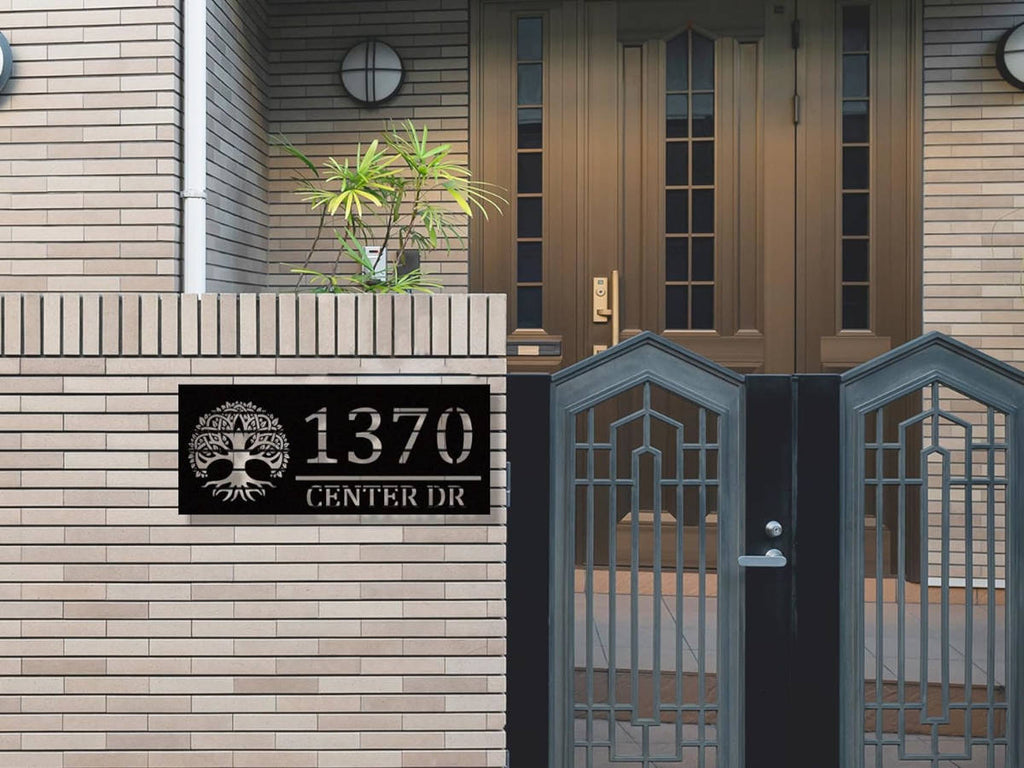 Modern Tree of Life Address Plaque
