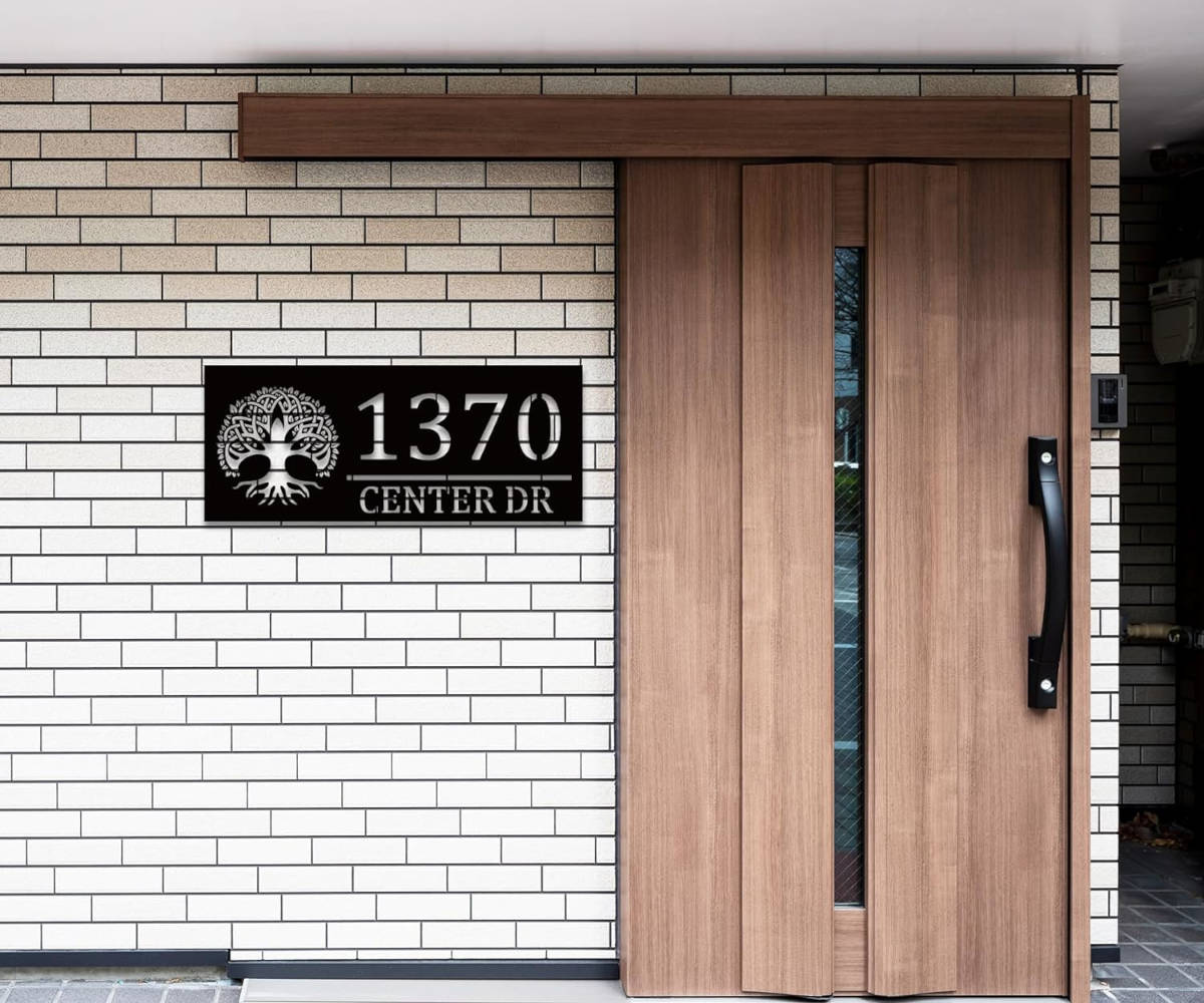 Modern Tree of Life Address Plaque