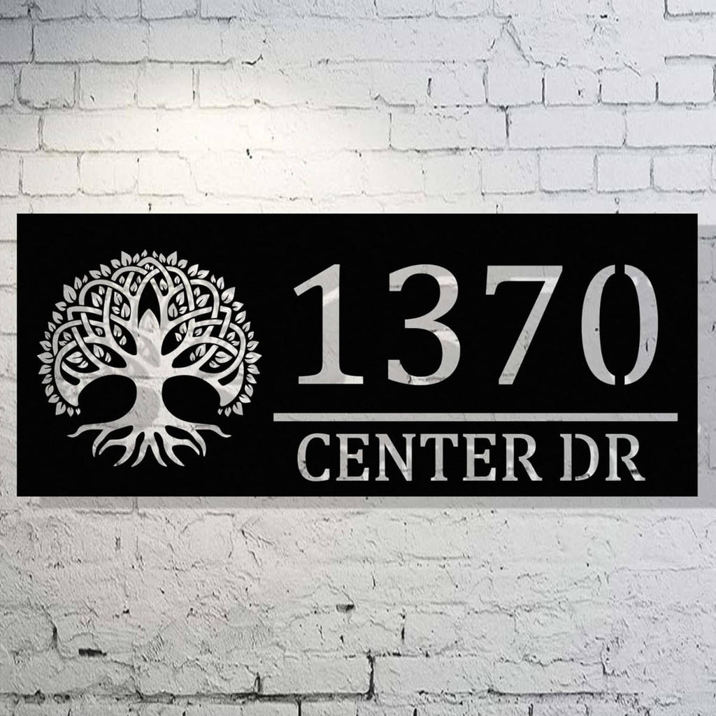 Modern Tree of Life Address Plaque