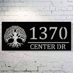 Modern Tree of Life Address Plaque