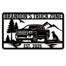 Custom Truck Metal Sign