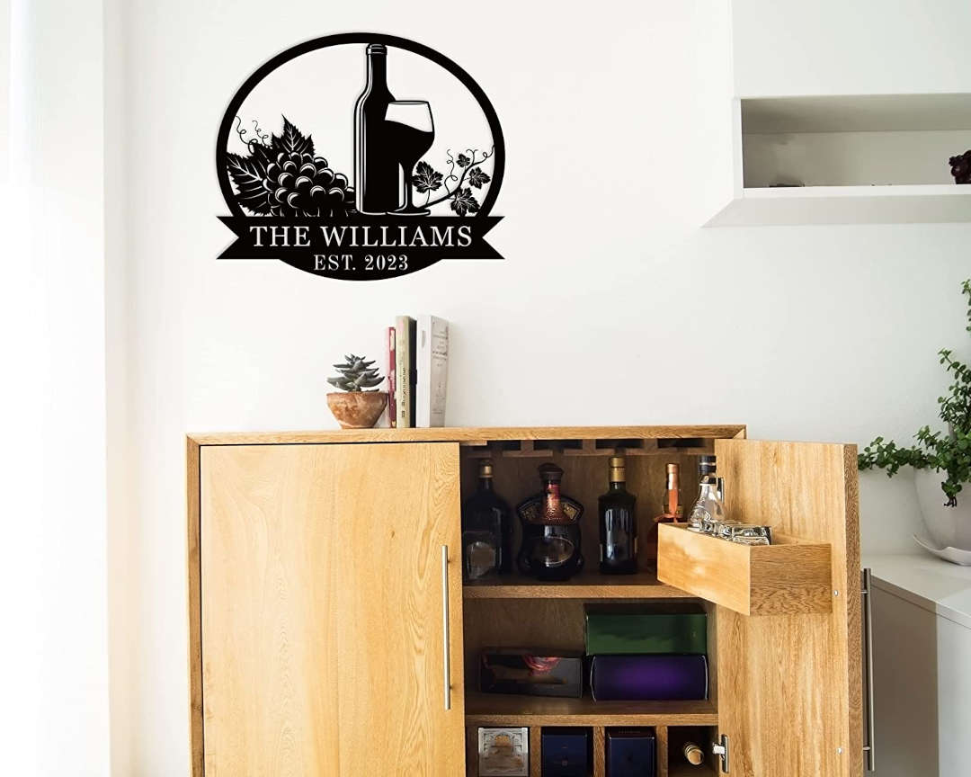 Custom Wine Bar Sign