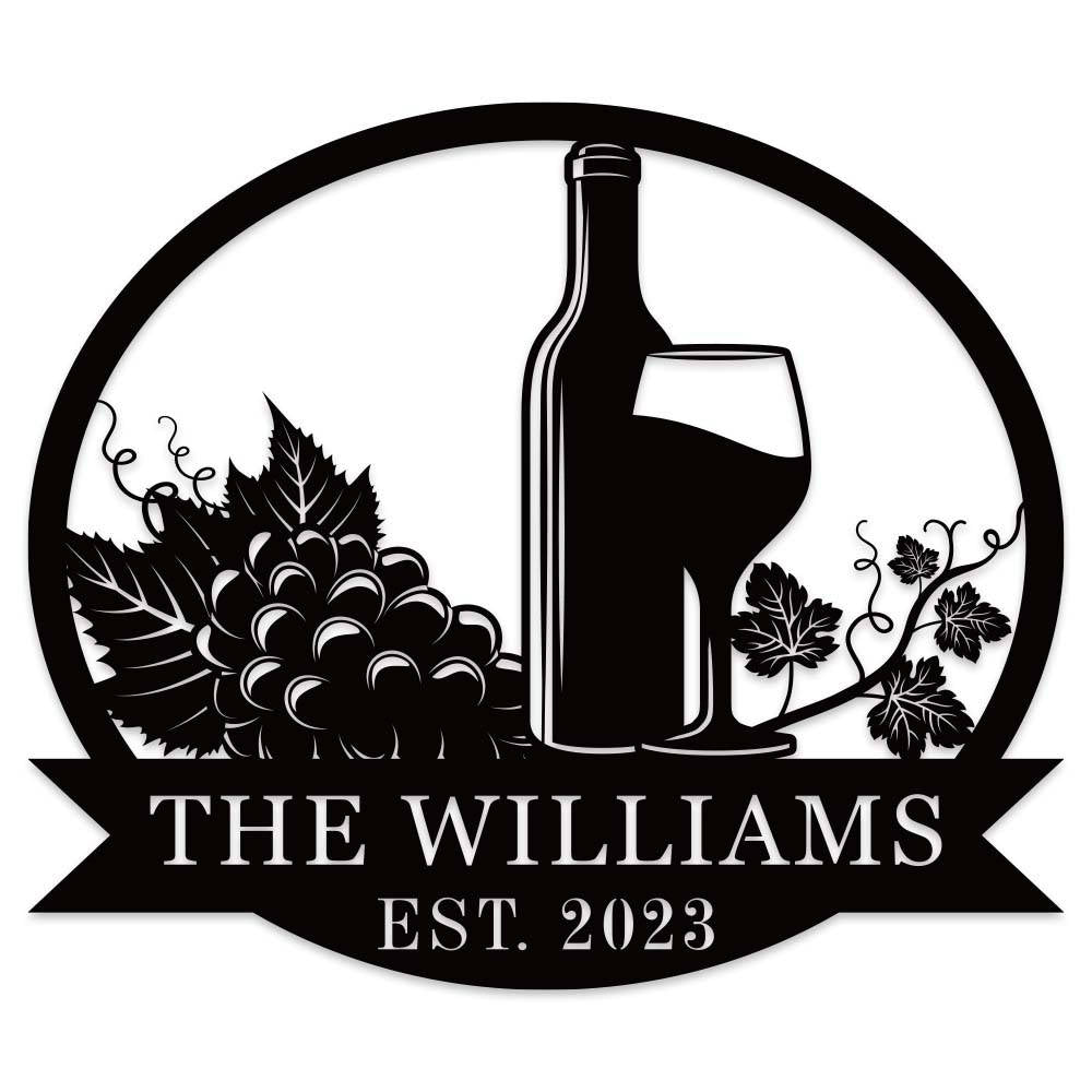 Custom Wine Bar Sign Main image