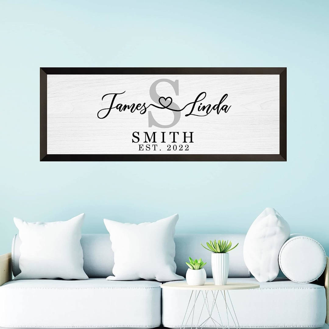 Custom Wood Family Sign