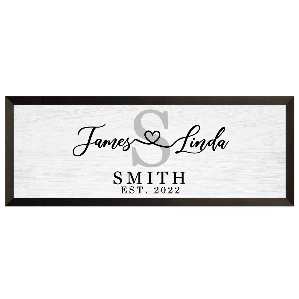 Custom Wood Family Sign Main image