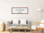 Custom Wood Family Sign