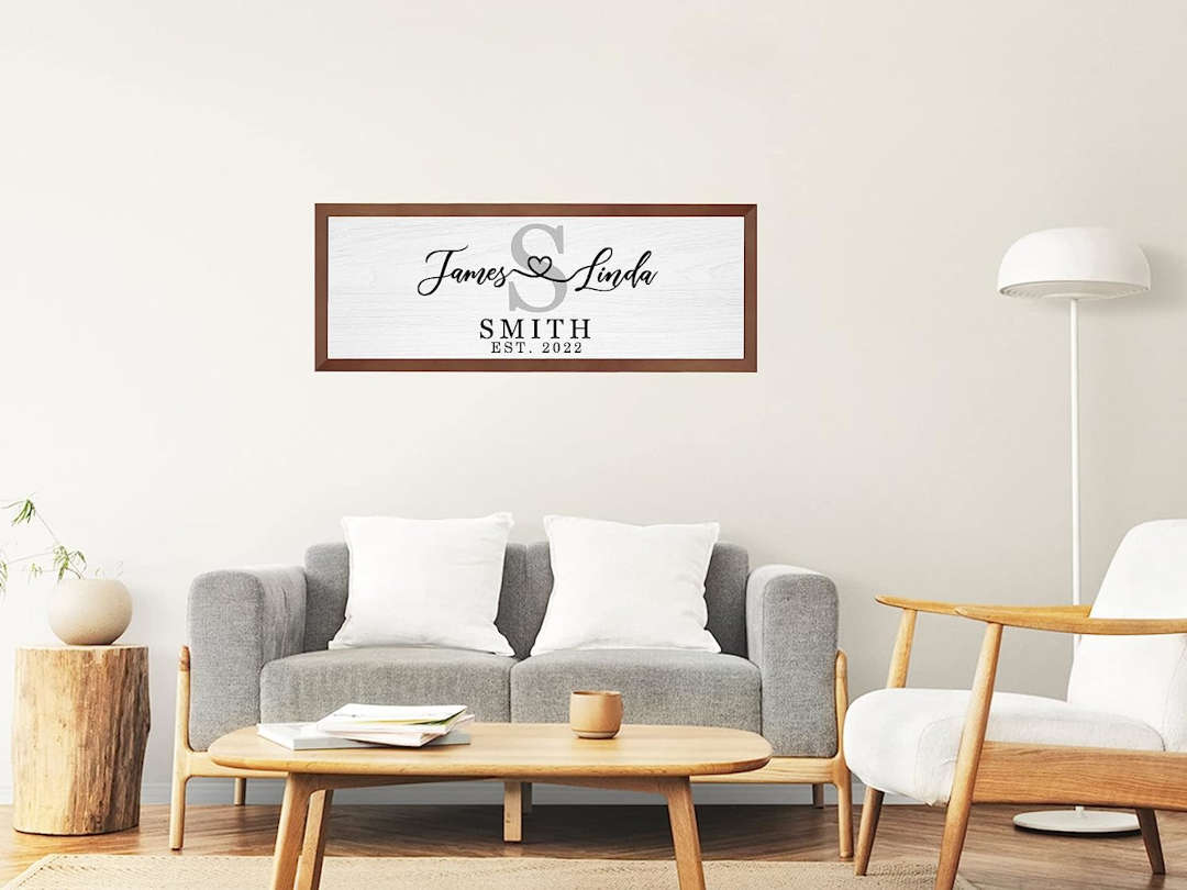 Custom Wood Family Sign